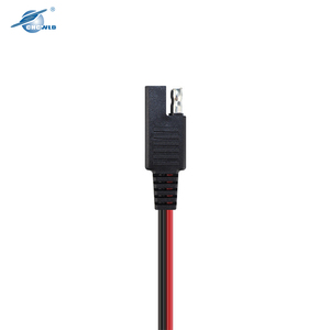 Изготовленный На Заказ SAE 2 контактный разъем автомобильной панели солнечных батарей удлинитель 12V батарея кабель-удлинитель для 12 калибра фотогальванический провод жгут - Product Image 2