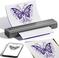 Phomemo M08F Mini imprimante thermique mobile sans fil A4 Machine d'impression de documents Android portable sans encre pour livraison directe
