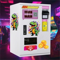 Distributeur automatique mural en métal 24h/24 avec système de paiement par pièces, garantie 1 an (version anglaise)