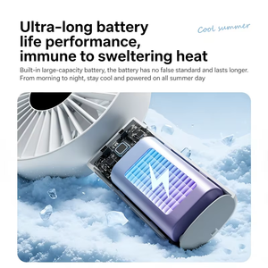 Portable Fans <b>Mini</b> Usb Rechargeable Folded <b>Table</b> Fan Powerful Airflow with 100-Level Wind Speed Adjustment <b>Mini</b> Hand Fan - Product Image 2