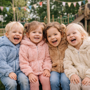 Cappotto Invernale alla Moda per Bambini, Outfit Caldo, Top Carino, Abbigliamento per Bambine, Felpa con Cappuccio Orsetto Teddy - Product Image 1