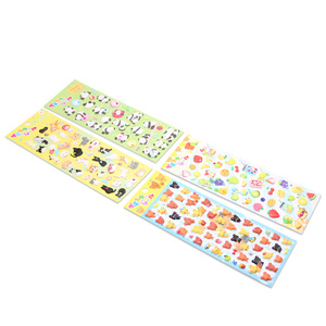Autocollants en mousse gonflée 3D Miaow Kitties personnalisés, de haute qualité, bon marché, impression sérigraphique, adhésifs, imperméables, écologiques, couleur CMYK - Product Image 1