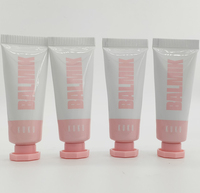 Vente en gros de tubes en plastique transparents à presser de 10 ml, 15 ml, 20 ml, emballages personnalisés, contenants transparents pour gloss à lèvres, baume à lèvres