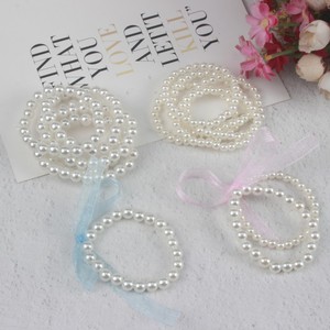 Wholesale New Hot Unisex Simple <b>Beads</b> <b>Bracelet</b> 4/6/8mm Imitation Pearl Plastic Resin Cute Ball Shape Customized Designs Smooth - Product Image 6