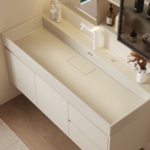 Modern simple integrated basin <b>bathroom</b> <b>cabinet</b> washbasin <b>cabinet</b> <b>bathroom</b> <b>cabinet</b> washbasin combination - Product Image 6