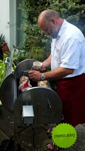 Griglia Rotante per Pollo di Alta Qualità in <span class=keywords><strong>Acciaio</strong></span> Inox da 30KG con Coperchio - Product Image 4