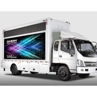 Écran LED géant pour remorque mobile extérieure P3 P5 P6, publicité pour camion remorque