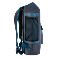 Sac à dos de randonnée imperméable en TPU grande capacité avec ceinture à coussin d'air, design unisexe