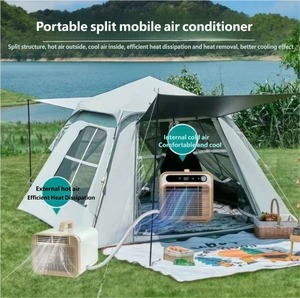 <span class=keywords><strong>Climatiseur</strong></span> portable de type split 1M/1.5M/2M avec tuyau de raccordement, économe en énergie, sans installation, drainable, pour véhicule et usage domestique - Product Image 2