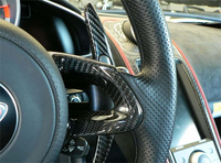 Remplacements de levier de vitesses en carbone préimprégné 3K haute brillance pour kits de garnitures intérieures de supercar McLaren 650S