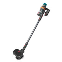 Aspirateur sans fil portatif sans sac avec moteur sans balais pour usage domestique, nettoyeur de sols léger pour sols durs