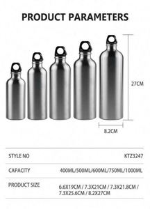 Purple Stainless Steel Vacuum Water Bottle With Carabiner Travel <b>Flask</b> Minimalist Design Double Wall Insulated - Product Image 5