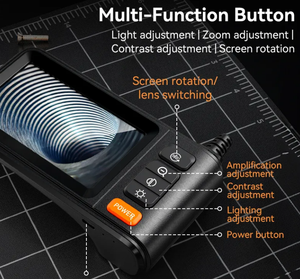 OEM 4.3 inç su geçirmez kanalizasyon Borescope IP67 C21-M CMOS sensör endoskop muayene kamera H.265 Video USB ev aletleri ODM - Product Image 4