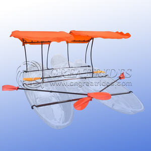 Nouveau design Kayak transparent de haute qualité Bateaux Crystal Clear-kayak Canoë/kayak Fond transparent à vendre - Product Image 4