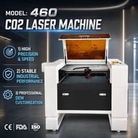 Graveur laser CO2 professionnel 4060 60W 80W avec rail de guidage externe pour découpe laser de haute précision du bois