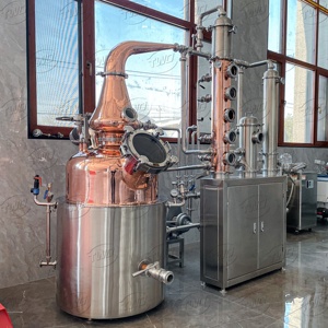 Cuivre Acier Inoxydable 150L Spiritueux Distillateur Colonne 4 Couches Still <span class=keywords><strong>Gin</strong></span> Panier Whisky Brandy Rhum Équipement y compris Réservoir <span class=keywords><strong>De</strong></span> Stockage - Product Image 3
