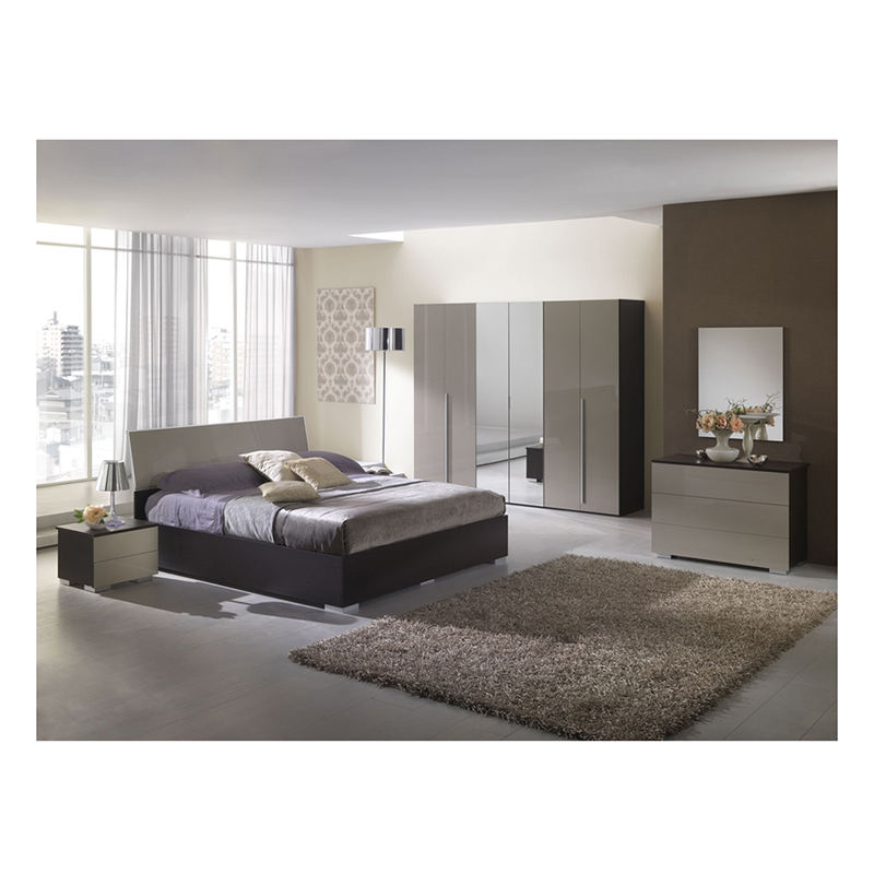 Ashley Mobili Camera Da Letto Set Italiano di Legno Classico Mobili Per La Casa Moderna 3mm MDF 15MM o Su Misura KD Bianco/quercia/su misura