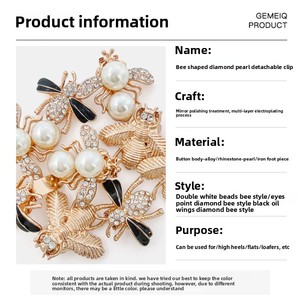 Diseñador de lujo Bling Rhinestone Zapato Decoraciones Moda Pink Diamond Charm para Lady Style Se adapta a Hole Sandalia Zueco - Product Image 5