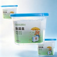 Boîte déshumidificatrice écologique de haute qualité, absorbant jetable au chlorure de calcium pour le contrôle de l'humidité, idéale pour les armoires et tiroirs