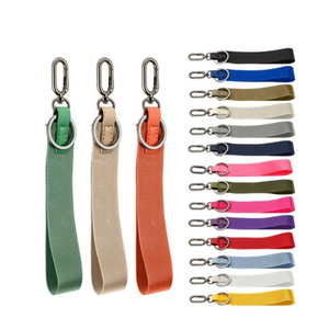 Logotipo personalizado Impreso Sublimación Correa Muñeca Poliéster Llavero Cordón Corto Llavero Cordones - Product Image 1