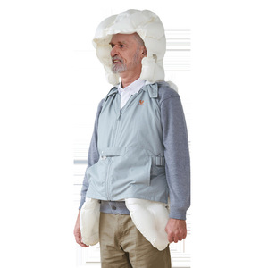 S-AirBag เสื้อกั๊กนิรภัยแบบถุงลมนิรภัย แผ่นรองหลังไนลอน ป้องกันการตกกระแทก สำหรับผู้สูงอายุ - Product Image 2