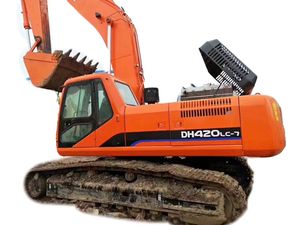 DOOSAN DH420 6ton Excavadora sobre orugas hidráulica usada con motor Bomba Motor Engranaje Caja de cambios Cojinete PLC Precio bajo Venta incluida - Product Image 6