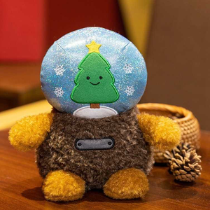 High Quality Christmas <b>Snow</b> <b>Globe</b> Bear Cartoon Kawaii Plush Toys Stuffed Animal Toys Soft Cotton Crane Machine Arcade for Girls - Product Image 1