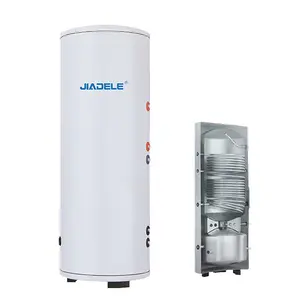 JIADELE China Fornecedor Pompa Ciepla Monobloco Tanque de Água Quente 300L Bomba de Calor Tanque de aquecedor de água 200L 300L