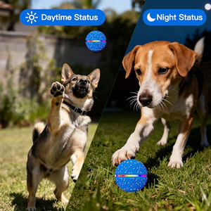 Nouveau jouet interactif pour chien : balle intelligente qui bouge et rebondit avec lumières colorées, jouet automatique pour chien - Product Image 5