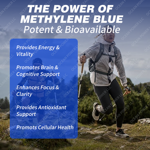 Solution de Méthylène Bleu en Gouttes à Marque Blanche OEM 30ml 50ml 100ml Hautement Dosée 1% Premium Testée en Laboratoire pour Adultes - Product Image 2