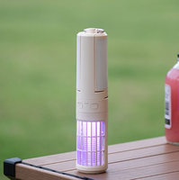 Lampe anti-moustiques LED rechargeable OEM à prix d'usine, piège à insectes UV portable pour hôtels et restaurants, faible MOQ