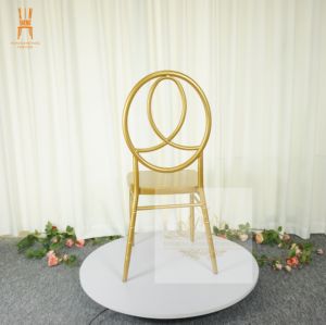 China Manufacturer Stacking Design Metal Iron Gold <strong>Bamboo</strong> Round Back Event <strong>Chair</strong> for Sale - Product Image 2