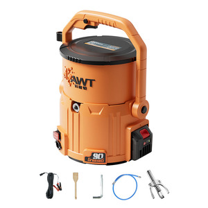 <span class=keywords><strong>Pompe</strong></span> à <span class=keywords><strong>graisse</strong></span> au lithium sans balais haute puissance Cavitt KWT-90, nouvelle version 7L 400W, alimentée par batterie, équipée de tubes résistants à la pression, OEM - Product Image 2