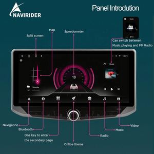 Autoradio Carplay avec écran QLED 10,88 pouces pour Renault Clio 3 2005-2014, navigation GPS, Bluetooth, lecteur vidéo Android 12 - Product Image 4