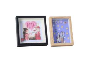 กรอบรูป3D ทรงสี่เหลี่ยมพร้อมกระจกสำหรับตกแต่งบ้านการออกแบบใหม่ที่กำหนดเอง - Product Image 4