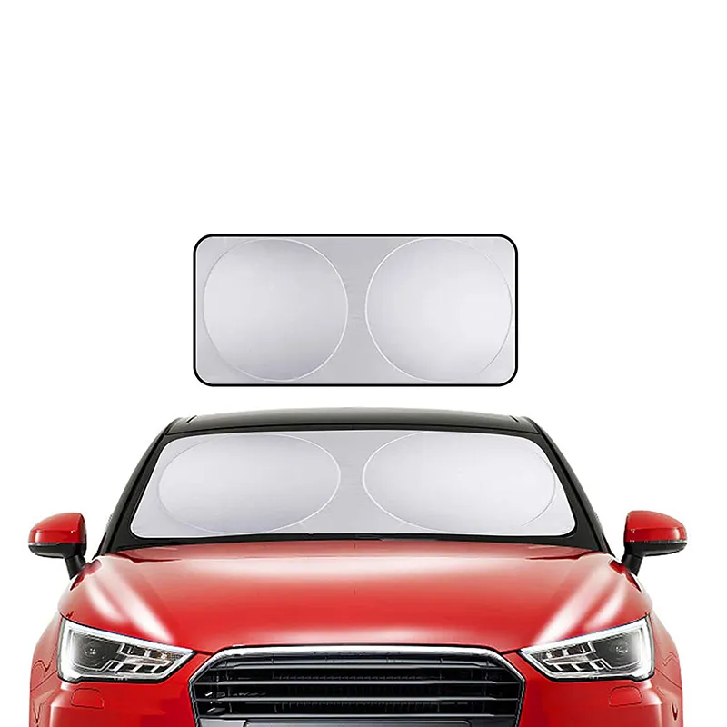 Windshield Sun Shade Foldable Car Front Window Sunshade for Most Sports Cars SUV Truck- Best Heat Shield Reflector Cover