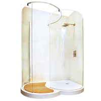 Base de douche SMC sur mesure, bac de douche moderne irrégulier, antidérapant, étanche, résistant aux UV, anti-moisissure, facile à nettoyer, haute résistance aux intempéries