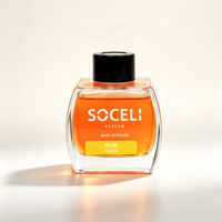 Diffuseur de parfum en verre 120 ml, collection hôtel, parfum longue durée, aromathérapie, fabrication OEM, vente en gros SOCELI