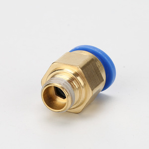 Conector Rápido PC8-01 8-02 6-01 6-02 APC10-01 10-02; Componentes Neumáticos de Cobre, Conexiones Neumáticas de Conexión Rápida - Product Image 2