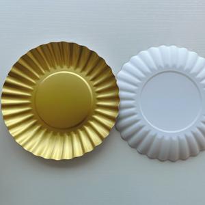 Bon marché Prix de gros <span class=keywords><strong>Assiette</strong></span> en papier jetable or argent brillant <span class=keywords><strong>Assiette</strong></span> en papier pour fête 8 "10" Assiettes à gâteau <span class=keywords><strong>Assiette</strong></span> à dessert - Product Image 5