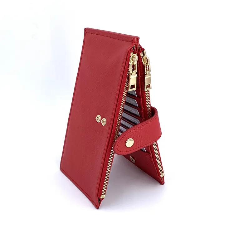 Hot Sale Fashion Ladies Clutch Long Wallets Genuine Leather Card Holder Women Handbags