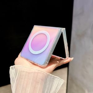 <span class=keywords><strong>Funda</strong></span> Magnética con Degradado de Arcoíris para <span class=keywords><strong>Samsung</strong></span> <span class=keywords><strong>Galaxy</strong></span> <span class=keywords><strong>Z</strong></span> <span class=keywords><strong>Flip</strong></span> ZFold 7 6 5 <span class=keywords><strong>4</strong></span> 3, <span class=keywords><strong>Funda</strong></span> Rígida con Carga Inalámbrica Colorida - Product Image 3