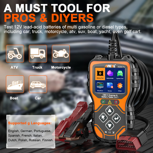 ANCEL AS200 PRO <span class=keywords><strong>OBDII</strong></span> Scanner Herramienta de escaneo de diagnóstico automático con prueba de batería y motor de verificación Garantía de 1 año - Product Image 4