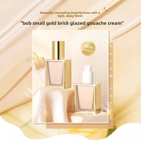 Fond de teint liquide BOB Golden Brick Dew Glow, fini mat léger, haute couvrance, contrôle du sébum, longue tenue, lisse, pour tous types de peau