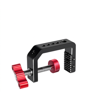 C Type <b>Clamp</b> 1/4-20 Screw Mount Aluminum Alloy <b>Quick</b> <b>Release</b> Tripod Mount - Product Image 1