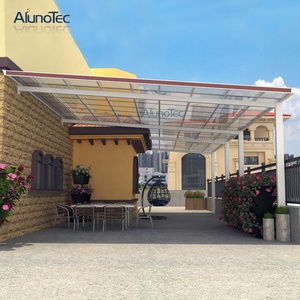 Aangepaste Grootte Moderne Stijlvolle Auto Luifel Tenten Enkele Helling Polycarbonaat <span class=keywords><strong>Carport</strong></span> - Product Image 6