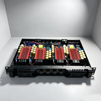 Amplificateur de puissance 4x1300W quatre canaux de classe D 1U de qualité commerciale KFKD pour l'aménagement sonore des clubs KTV