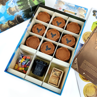 Accessoires de jeu de société, ensemble de jetons 3D Wondering Towers, 9 marrons et 1 noir, ensemble complet pour un plaisir de jeu amélioré