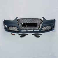 Kits de Parachoques Delanteros A4 S4 al por Mayor, Estilo RS4, con Rejilla Negra para Audi A4 S4 B8.5 2013 2014 2015 2016