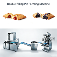 Industriële automatische machine voor het maken van fruitpop-tartjes en appelkoeken voor de bakkerijproductielijn